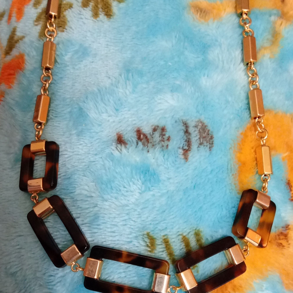 Ralph Lauren Tortoise and Gold Necklace